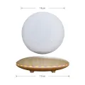 HXSJ Levitating Moon Lamp Floating Spinning Led 3D Moon Light 3 Colors Transformation Touchswitch Diameter 14Cm / 5.5Inch For Home Office Decoration Furnishing Articles Gift For Friends Students 100-240V. 