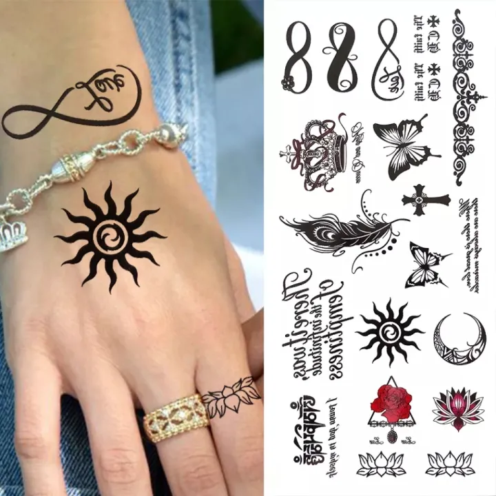 Waterproof%20Temporary%20Tattoos%20Card%20Ladies%20And%20Gents%20Tattoo%20Stickers%20For%20Girls%20And%20Boys%20-%20Image%204