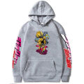 JoJo Bizarre Adventure Anime Hoodies Graphic Hoodie Sweatshirts Print Hip Hop Streetwear Pullover Casual Long Sleeve Sweatshirt. 