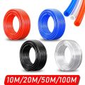 10M/20M/50M/100M Pneumatic Air Hose Plastic Tube 4mm 6mm 8mm 10mm 12mm Pipe Line Air Hose Polyurethane Tubing for Compressor. 
