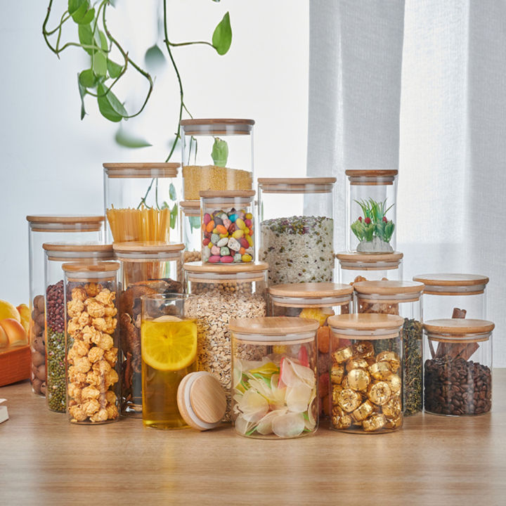 Canglex%20Storage%20Box%20Multi-purpose%20Kitchen%20Glass%20Storage%20Jar%20with%20bamboo%20lid%20Coffee%20Seasoning%20Spice%20Food%20Container%20Canister%20Storage%20Tank%20-%20Image%207
