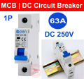 DC Circuit Breaker 63A MCB for Solar System. 