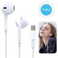 Type C EarPods Type C Earphone Wired with Mic In-ear Stereo Super Bass for handsfree iPhone Earpod headset Headphone Handsfree. 