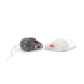 BRADOO 36Pcs False Mouse Cat Pet Toys Cat Long-Haired Tail Mice Sound Rattling Soft Real Rabbit Fur Sound Squeaky Cat Toy. 