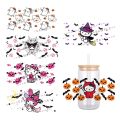 NEW Halloween Theme Cartoon Sanrio Pattern UV DTF Transfer Sticker Waterproof Transfers Decals For 16oz Glass Cup Wrap Stickers. 