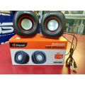 Kisonli V350 Multimedia USB Speaker for PC & Laptops Deep Bass  BigBozz. 