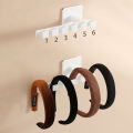 6 Hooks Hat Holder L Shaped Storage Rack Wall Mount Hat Belt Organizer Hooks Maoxiu. 
