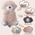 New Breathing Otter Breathing Teddy Bear Breathing Teddy Breathing Bear with Soft Music TBS. 