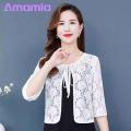 Women Lace Cardigan Boho Floral Embroidered Lace-up Shawl Jacket for Women Stylish Sun Protection Coat with Hollow Out Design Perfect for Fall Spring Seasons Women Lace Jackets. 
