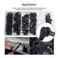 Geepact 100 PCS Fastener Clip Car Clip Plastic Car Rivet 6 Sizes Universal Fender Bumper Rivet Mixed Car Body Push Retainer Pin Rivet Bumper Door Trim Panel Retainer Fastener Kit. 