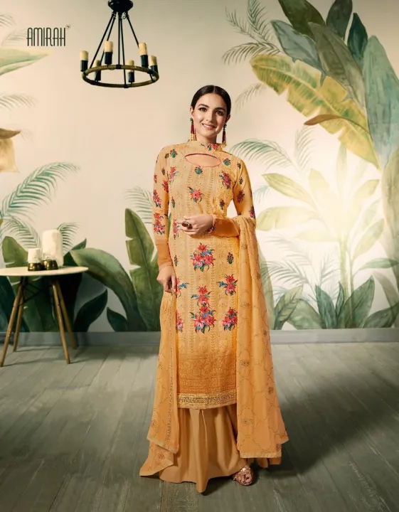 Amirah lakhnavi Semi stitched bridal wear Lehenga Choli
