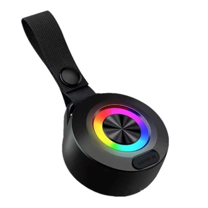 1Set Bluetooth Mini Portable Speaker RGB Colorful Light Subwoofer ...