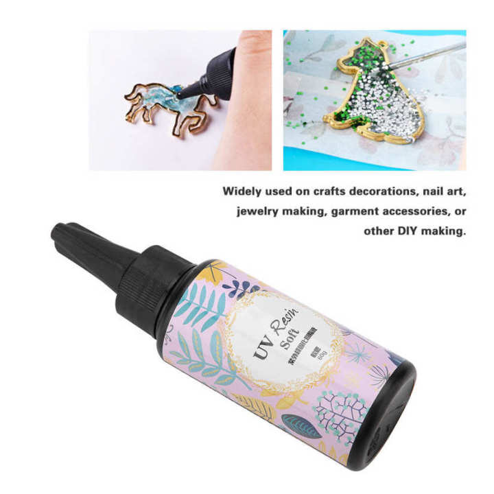 UV%20DIY%20Resin%20Transparent%20Quick-drying%20Soft%20Glue%20Molds%20Material%2010/15/25/60/100g%20-%20Image%208