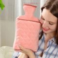 Large 2L Hot Water Bag Water Bottle Cover Thick Hot Water Bottle Winter Water Bag Hand Feet Warmer Water Bottle Accessies no bag. 