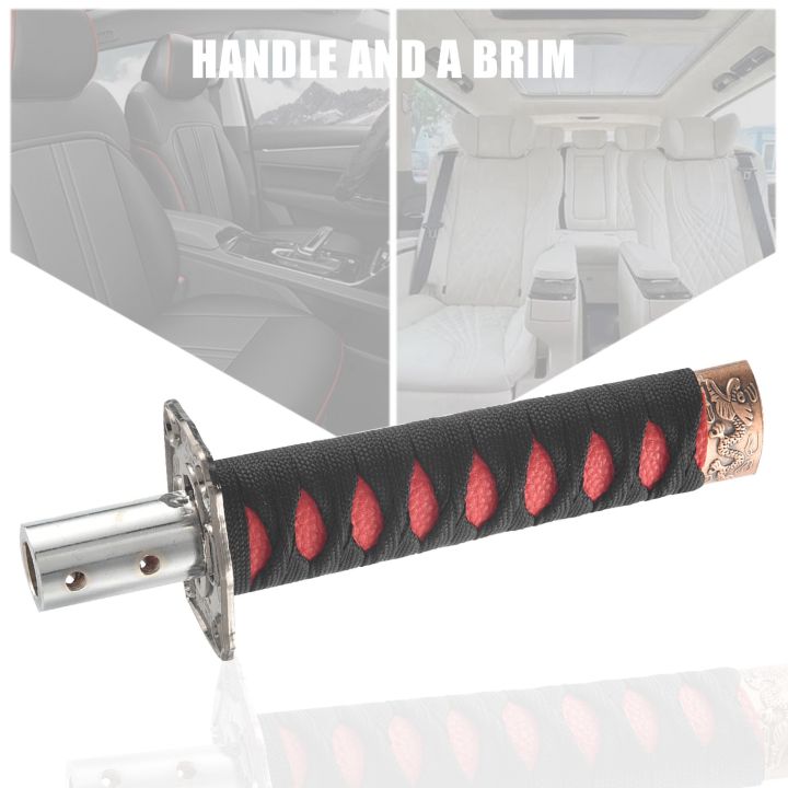 Universal%20Samurai%20Sword%20Gear%20Shift%20Knob%20Shifter%20Katana%20Metal%20Black+Red%2015cm%20-%20Image%206