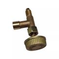Propane Heater Valve Brass Gas Control Needle Valve With Knob. 