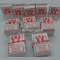 Handle With Care 500 / 200 / 100 English Sinhala Tamil Red Color Fragile Sticker for Daraz Packaging. 