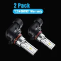 H8 H11 H16 Led Fog Light Bulb, H16 Led Fog Lamp High Power Csp-Y11, Cool White 6500K (Pack Of 2). 