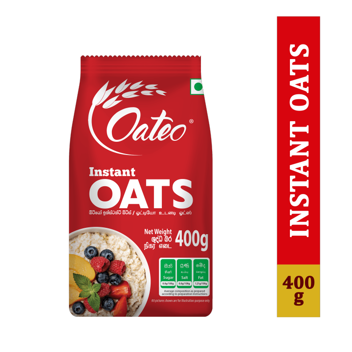 Oateo Instant Oats in Pouch - 400g