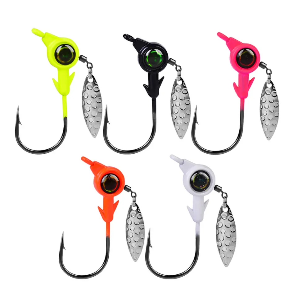 bellylady 5pcs Jig Head Hook 5g 7g 10g Fishing Jigs Head Hook
