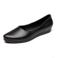 Women's black Rubber shoes ladies office shoes School shoes TPR sole. 