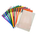 Transparent File A4 (BUSINESS FILE) - (Yellow, Red, Pink, Black, White, Orange, Grey, Blue, Green) - Multi Colours. 