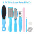 10PCS Professional Pedicure Tools Set, Foot files Callus Remover for Feet Foot Care Kit with Nail File Hard Skin Remover Pedicure kit for Cracked Heels and Dead Skin Callus Shaver for Men Women Ideal Gift. 