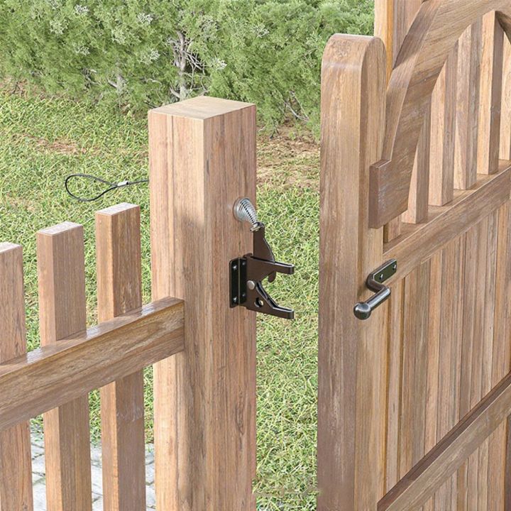 Gate Hardware Steel Spring Cable Self Locking Gate Carbon Steel Light ...