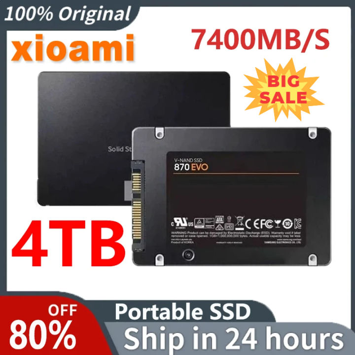 For Xiaomi 4TB SSD External Hard Disk For Internal Hard Drive