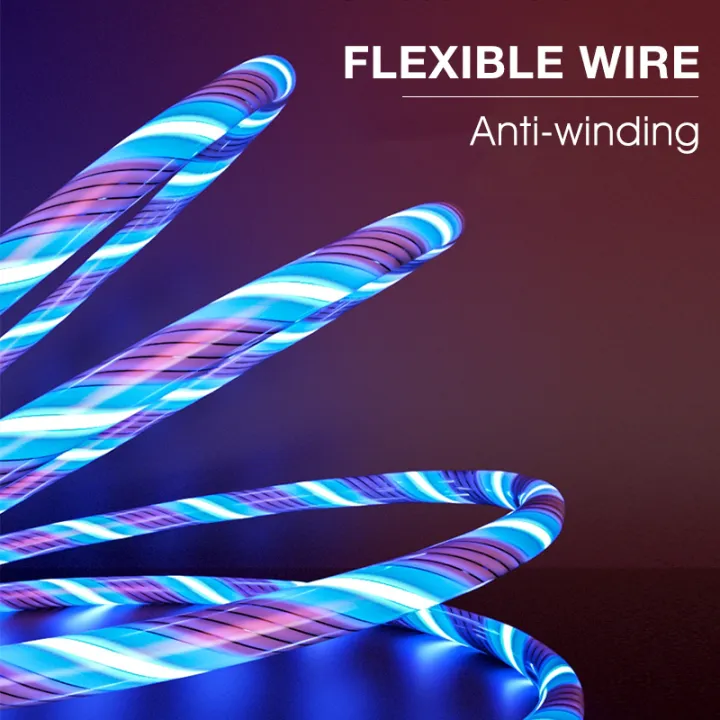 LED%20Flowing%20Fast%20Charging%20Cable,%20USB%20A%20to%20Type-C,%203A%20Luminous%20Charger%20for%20iPhone%20-%20Image%204