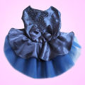 【Atoztide Store】(New) pet dog puppy bow gauze dress skirt sequin princess clothes. 