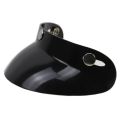 ✿Ready stock Universal Black 3-Snap Motorcycle Helmet Peak Lens Open Face Sun Shade Visor Shield. 