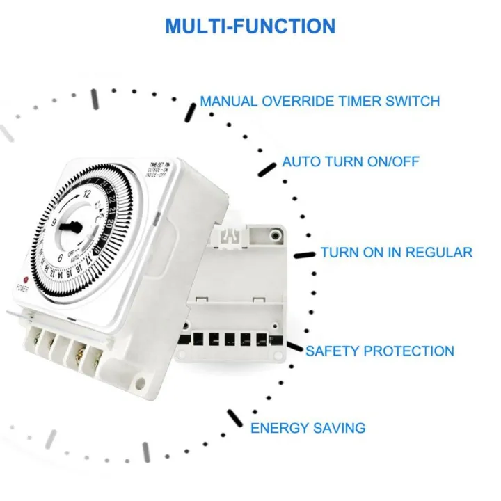 Timer Switch Quotation 【InnovateWorld】Mechanical Timer Time Switch Industrial Wiring Timer ...
