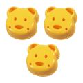 Quorrae Food Grade Sandwich Mold 3pcs Cute Cartoon Bear Sandwich Mold Bread Cutter for Kids Bento Lunch Diy Kitchen Gadgets. 