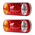 12V 32 LED Car Truck Tail Light Rear Stop Brake Lights 2PCS. 