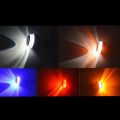 LED Motorcycle Turn Light Red Blue Indicator Flasher 22mm Bar End Blinker. 