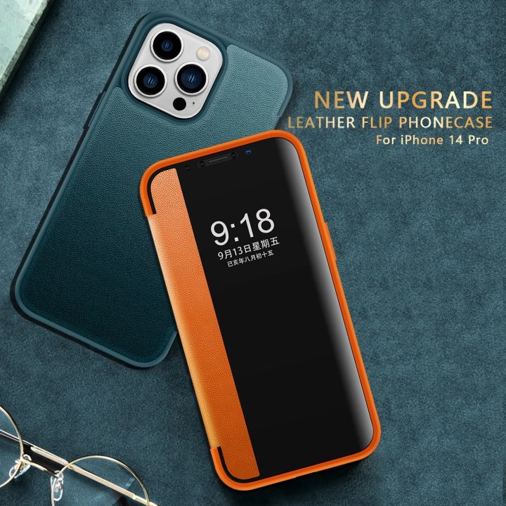 CLLDY Custodia Per Telefono Antifurto In Pelle Per IPhone 14 13 12 - Foto 7