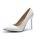 Women High Heel Shoes Classic Fashion Solid Color Pointed Toe Stiletto Slip On Dress Evening Party Pumps. 