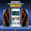 Wenefang Affordable Matte Ceramic Privacy Screen Protector for Samsung S21 S23 S22 Ultra S21FE S8 S9 S10 Plus Anti-spy Film for Galaxy Note 20 Ultra. 