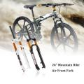 26" Ultralight Mountain Bike Air Front Fork Aluminum Alloy Bicycle Suspension MTB Bike Forks. 