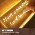 [ Featured ] Romantic Creative Gift 3D DIY Calendar Table Lamp LED Note Message Board Night Light Acrylic USB Light With Pen Wedding Festive Room Decor. 