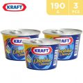 Kraft Processed cheddar cheese 190g x 3Pcs. 