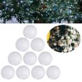 DIY Supplies Mini Foam Balls White Polystyrene Christmas Balls Christmas Ornaments Party. 