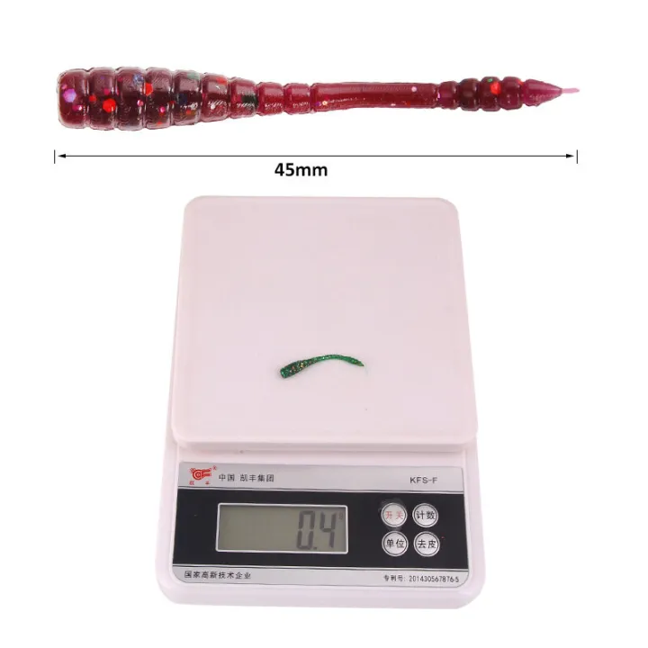 50pcs/Bag%20Soft%20Lure%20Artificial%20Bait%20Silicone%20Fishing%20Lure%20T-tail%20Umpan%20Memancing%20-%20Image%205