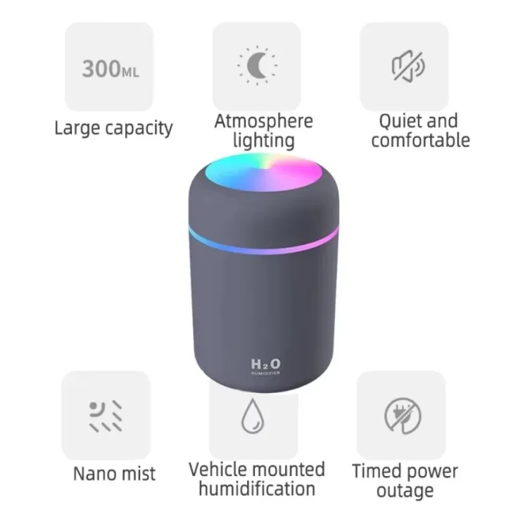 300ml%20Colorful%20Cup%20Humidifier%20USB%20Mute%20Humidification%20Aromatherapy%20Desktop%20Home%20Car%20Air%20Purifier%20-%20Image%209
