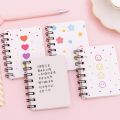 1 Pc Kawaii Small Spiral Notebook Paper Message Pad Cute Flower Pattern A7 Mini Pocket Book Student School Supplies. 