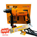 Coofix German Technology Impact Drill 13mm 710W Electric Professional Power Tools + 1 Drill Bit Free. 