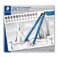STAEDTLER® Mars Lumograph 100 G24 Drawing / Sketching Pencil 24 Set. 