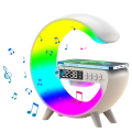 G63 Smart Wireless Fast Charging Bluetooth Sound Speaker with 256 Light Modes /App Control /Alarm / Call Answering Smart Sound Machine. 
