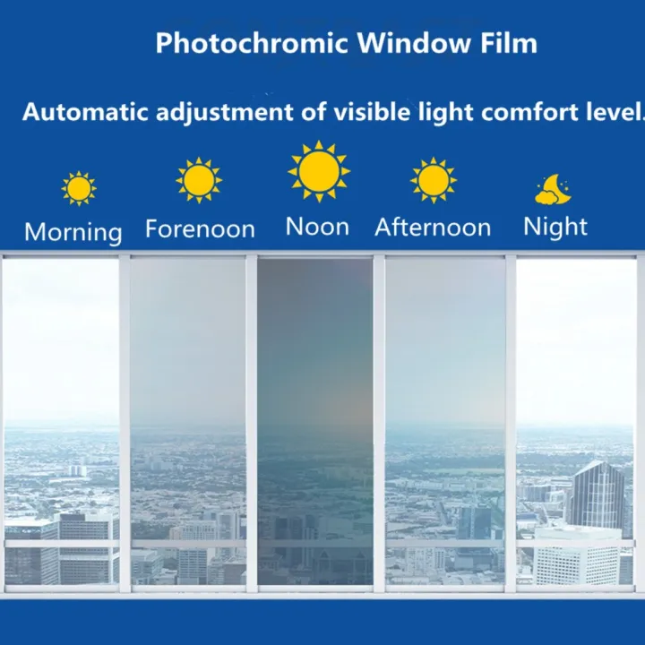 Photochromic%20Film%2070%25-25%25VLT%20Window%20Solar%20Tint%20Anti%20UV%20Car%20Buliding%20Glass%20Foils%20Heat%20Insulation%20Office%20-%20Image%204